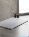 New Trendy Mori brodzik konglomeratowy prostokątny 120x90x3 cm biały B-0436