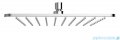 Omnires Slimline deszczownica mosiężna 25x25cm chrom/biały WG225/OCRB