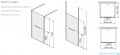 Sanplast Altus PII/ALTIIa kabina walk-in 140x212 cm czarny matowy 600-121-2781-59-401
