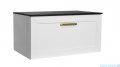 Besco Dexa szafka podumywalkowa 60x50x40cm zielona, uchwyt złoty SUD-654-ZZ
