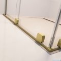 Radaway Furo Brushed Gold kabina Walk-in 130x200cm lewa szczotkowane złoto 10106688-99-01L/10110644-01-01