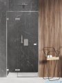 New Trendy Avexa drzwi wnękowe 130x200 cm przejrzyste lewe EXK-1451