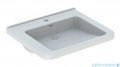 Geberit Selnova Comfort Square Umywalka bez barier z otworem na baterię, z przelewem 65x55cm 500.788.01.7