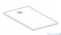 Geberit brodzik Typ 35 100x80cm biały mat 550.325.00.1