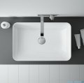 Elita Nomia umywalka nablatowa ceramiczna 50x39cm anthracite matt 145294