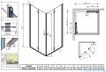 Radaway Eos KDD-B kabina prysznicowa 80x90 szkło przejrzyste 37343-01-01N