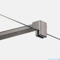 New Trendy Nesta Gunmetal Brushed kabina Walk-In 110x200 cm grafit szczotkowany K-1758