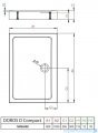 Radaway Doros D Compact Stone brodzik 100x80 biały SDRD1080-05-04S