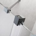 Radaway Furo Kdj Brushed GunMetal kabina 100x120cm prawa szczotkowany grafit 0104522-92-01R/10110480-01-01/10113120-01-01