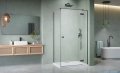 Radaway Essenza Kdj Brushed GunMetal kabina 80x80cm prawa szczotkowany grafit 1385043-92-01R/1384051-01-01
