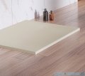 New Trendy Nex Shade brodzik konglomeratowy prostokątny 120x80x3,5 cm beżowy B-0492