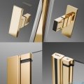 Radaway Nes Kdd B Gold kabina 90x90cm złoty połysk 10024090-09-01L/10024090-09-01R