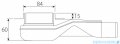 Wiper New Premium Revers Odpływ liniowy z kołnierzem 60 cm szlif syfon snake 500.0251.02.060