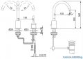 Kohlman Maxima Bateria umywalkowa QB205M