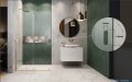 Radaway Furo Kdj Brushed Nickel kabina 100x100cm prawa szczotkowany nikiel 10104522-91-01R/10110480-01-01/10113100-01-01