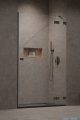Radaway Essenza Pro Brushed GunMetal Dwj drzwi wnękowe 90cm prawe szczotkowany grafit 10099090-92-01R