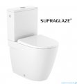 Roca Ona Rimless miska do kompaktu biały SUPRAGLAZE A342688S00