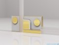 SanSwiss Cadura Gold Line drzwi wahadłowe 100 cm jednoczęściowe lewe z profilem przyściennym CA1CG1001207