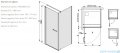 Sanplast Prestige III KNDJ/PRIII kabina prostokątna 100x80x198 cm czarny matowy 600-073-0160-59-401