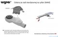 Wiper New Premium Revers Odpływ liniowy z kołnierzem 100 cm mat syfon snake 500.0251.03.100