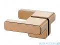 New Trendy Eventa Copper Shine kabina prysznicowa przyścienna z drzwiami bocznymi 90x100x200 przejrzyste Prawa miedź połysk EXK-6512