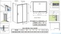Radaway Premium Pro Black Kdj kabina 150x90cm prawa czarny mat/szkło przejrzyste 1015150-54-01R/1016090-54-01
