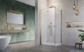 Radaway Nes KDJ B Brushed Gold kabina 80x100 lewa szczotkowane złoto 10025080-99-01L/10039100-01-01