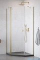 Radaway Nes Brushed Gold Ptj kabina pięciokątna 90x80cm lewa złoto szczotkowane 10052000-99-01L/10052300-99-01