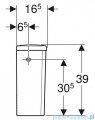 Geberit Selnova Square spłuczka WC biała 500267011