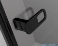 Radaway Nes Black Dwd I drzwi wnękowe 90cm czarny mat/szkło przejrzyste 10027090-54-01
