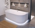 Riho Desire Back2wall LED wanna przyścienna z hydromasażem Sparkle Mood i oświetleniem 180x84cm B089004005