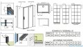 Radaway Idea Black Kdj Factory kabina prysznicowa 130x90 prawa czarny mat/szkło przejrzyste 387043-54-55R/387050-54-55L