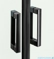 New Trendy New Renoma Black kabina prostokątna 80x100x195cm przejrzyste lewa D-0201A/D-0112B 