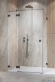 Radaway Essenza Pro Brushed GunMetal Kdj kabina 90x90cm lewa szczotkowany grafit 10097090-92-01L/10098090-01-01