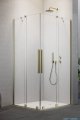 Radaway Furo Brushed Gold KDD kabina 120x90cm szczotkowane złoto 10105120-99-01L/10105090-99-01R