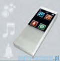 Novellini Glax 3 kabina prysznicowa masażowo-parowa 90x70 lewa chrom GL3A7099SM1N-1K