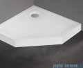 New Trendy Mild brodzik akrylowy pięciokątny 80x80x11,5 cm biały B-0602