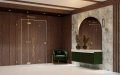 Radaway Essenza Pro Brushed Gold Kdj+S kabina 90x100x90cm lewa szczotkowane złoto 10097310-99-01L/10098090-01-01/10098090-01-01