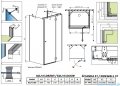Radaway Torrenta KDJ+S kabina prysznicowa 100x80x100 prawa chrom połysk/przejrzyste 1330100-01-01/133380-01-01R/1330100-01-01