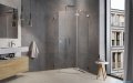 Radaway Essenza Pro Brushed Nickel Ptj kabina pięciokątna 100x90 prawa szczotkowany nikiel 10100000-91-01R/10100900-01-01