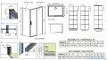 Radaway Idea Black Kdj Factory kabina prysznicowa 150x80 prawa czarny mat/szkło przejrzyste 387045-54-55R/387051-54-55L