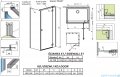 Radaway Essenza Kdj kabina 120x110cm prawa szkło przejrzyste 1385042-01-01R/1384053-01-01