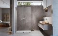Radaway Furo SL Brushed Nickel kabina Walk-in 120x200cm lewa szczotkowany nikiel 10306638-91-01L/10110594-01-01