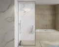 Besco Icon Chrom kabina walk-in 110x200cm przejrzyste ICH-110-200C