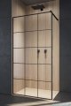 Radaway Modo New Black II 110x200 Factory kabina Walk-in industrialny, loft