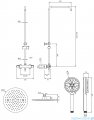Omnires Y zestaw prysznicowy natynkowy termostatyczny chrom SYSY10/N/6CR