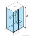 Novellini Glax 2 2.0 kabina z hydromasażem 120x80 prawa corda G222P129DM1-1TU
