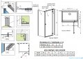 Radaway Essenza 8 Brushed Nickel Kdj kabina 80x120cm prawa szczotkowany nikiel 10480512-01-01R/10470237-91-01R/10113120-01-01