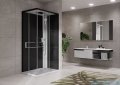Novellini Glax 2 2.0 kabina z hydromasażem 90x90 biała G22A90M1-1UH