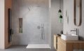 Radaway Modo X Brushed Nickel II kabina Walk-in 85x200 szczotkowany nikiel/przejrzyste 10mm 389285-91-01